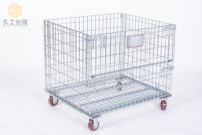 折疊式倉儲籠是什么材質(zhì)？蝴蝶籠外觀有哪些細節(jié)？久工倉儲設(shè)備