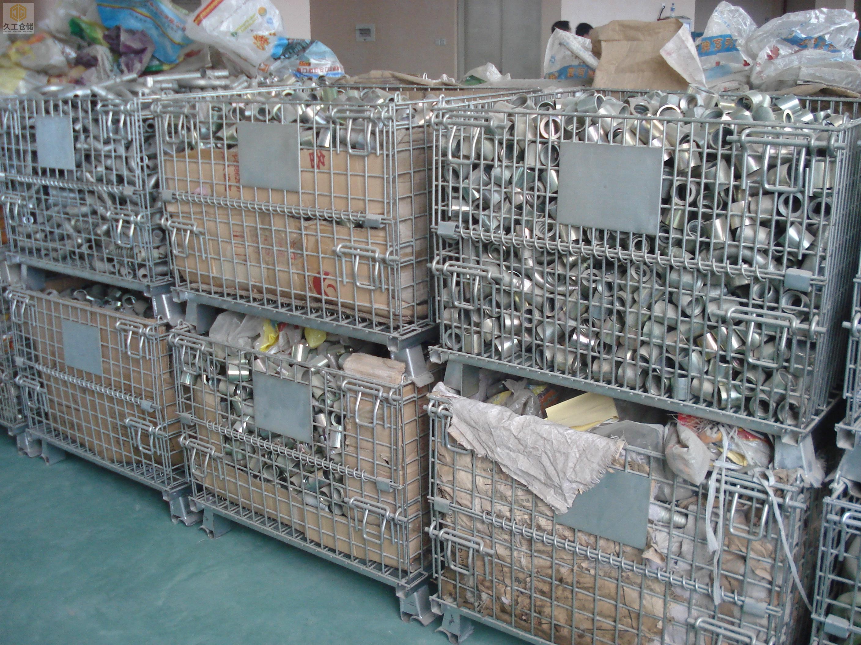 折疊式倉儲(chǔ)籠主要特點(diǎn)有哪些？南京久工倉儲(chǔ)設(shè)備