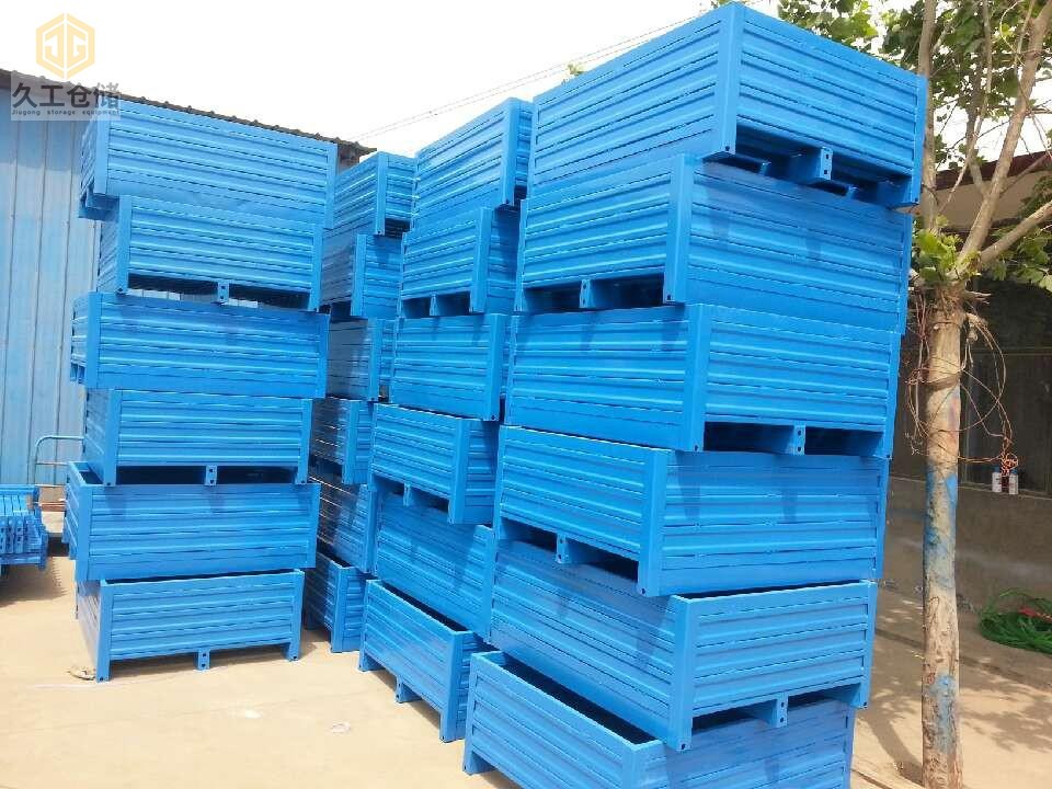 南京久工倉(cāng)儲(chǔ)設(shè)備-金屬周轉(zhuǎn)箱-鋼制料箱-可折疊網(wǎng)箱-固定料箱-鐵箱
