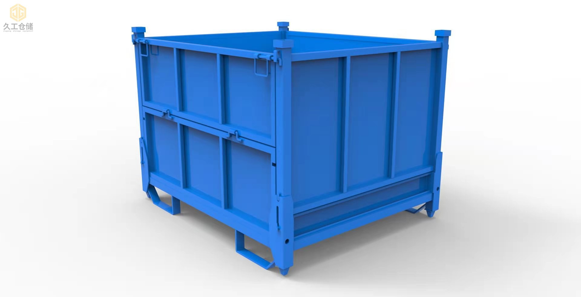 南京久工倉(cāng)儲(chǔ)設(shè)備-金屬周轉(zhuǎn)箱-鋼制料箱-可折疊網(wǎng)箱-固定料箱-鐵箱