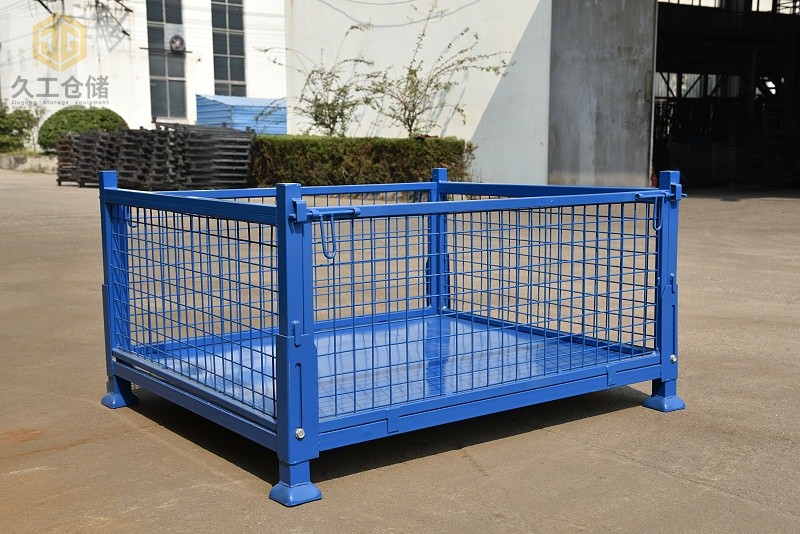 久工倉(cāng)儲(chǔ)設(shè)備帶您一起了解金屬周轉(zhuǎn)箱，鋼制料框！