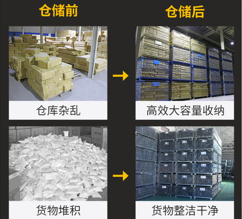 久工倉儲籠功能使用方法，折疊式倉儲籠在運(yùn)用中如何節(jié)省空間？