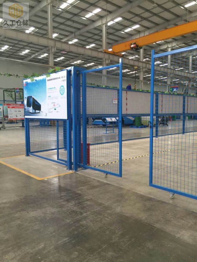 隔離網(wǎng)-車間隔離網(wǎng)也稱倉庫隔斷網(wǎng)非標定制噴塑圍欄網(wǎng)-南京隔離網(wǎng)廠家-久工倉儲設備