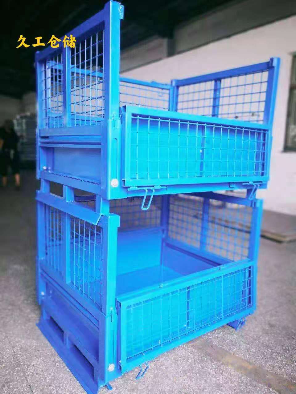 金屬周轉(zhuǎn)箱在運(yùn)輸周轉(zhuǎn)物料時的注意事項？南京鋼制料箱廠-久工倉儲