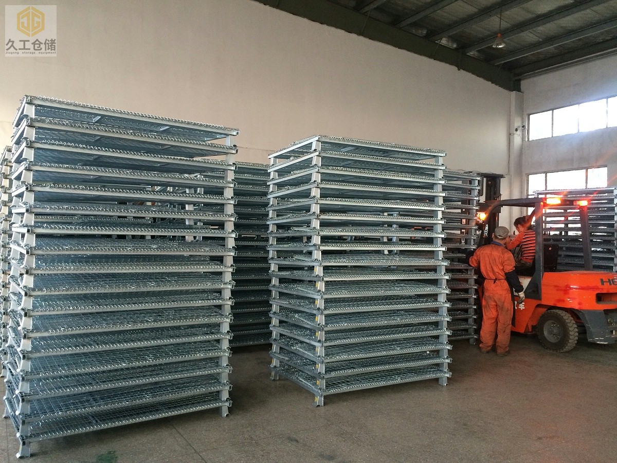 久工倉儲倉庫久工倉儲籠擺放，常規(guī)倉儲籠庫存，發(fā)貨場景-南京倉儲籠廠家