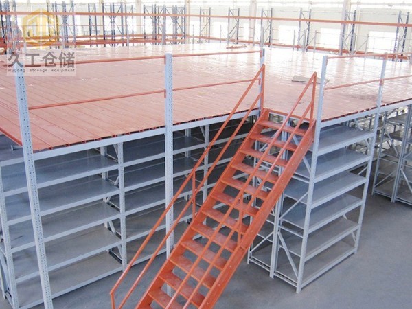 閣樓式貨架-閣樓平臺-平臺式貨架-南京貨架-久工倉儲設(shè)備