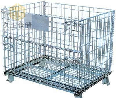 折疊式倉儲籠按需定制，南京倉儲籠廠家，久工倉儲籠