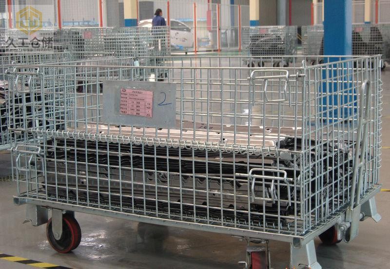 折疊式倉儲(chǔ)籠制造工藝，久工倉儲(chǔ)籠有哪些用途？南京倉儲(chǔ)籠廠家-久工