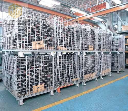 折疊式倉儲(chǔ)籠運(yùn)用？鑄造廠家如何選擇？久工倉儲(chǔ)籠