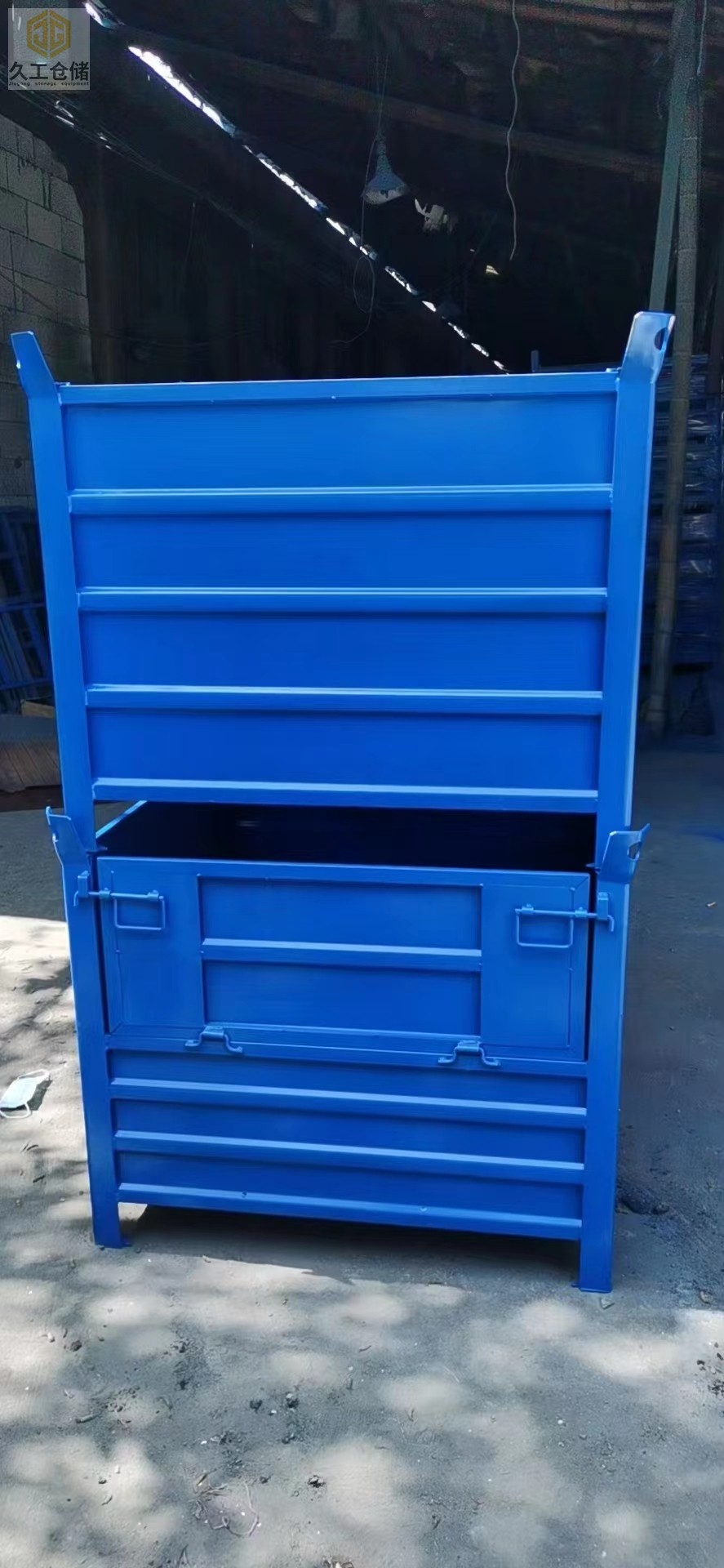 鐵皮箱，固定鐵箱-南京久工倉儲設(shè)備-鐵箱廠家直銷