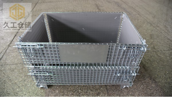 久工倉儲(chǔ)-中空板倉儲(chǔ)籠-灰色中空板-折疊式倉儲(chǔ)籠支持定制-南京倉儲(chǔ)籠廠家-久工倉儲(chǔ)籠
