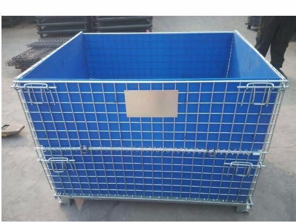 萬(wàn)通板折疊式鍍鋅倉(cāng)儲(chǔ)籠