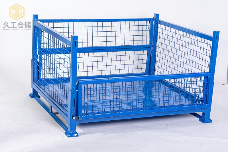 南京久工倉儲金屬周轉(zhuǎn)箱，可折疊網(wǎng)箱的應(yīng)用特點(diǎn)？