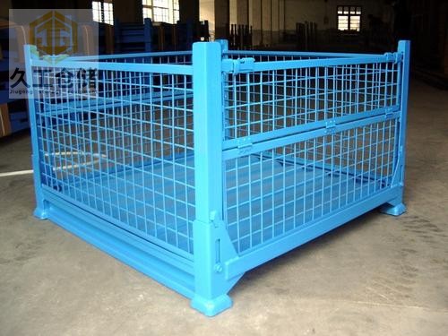 南京久工倉儲金屬周轉(zhuǎn)箱，可折疊網(wǎng)箱的應(yīng)用特點(diǎn)？