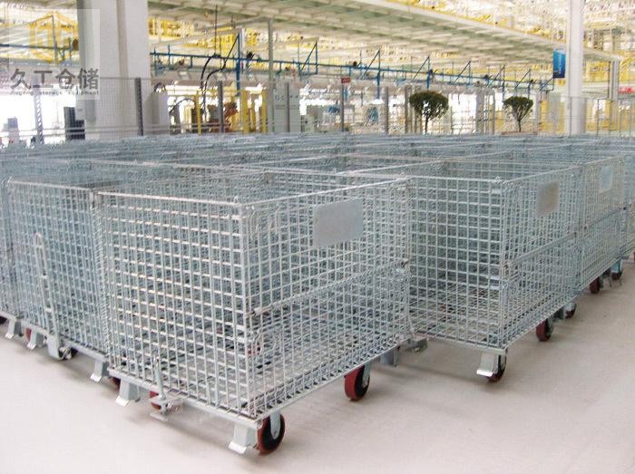 金屬倉庫籠，蝴蝶籠-南京久工折疊式倉儲籠