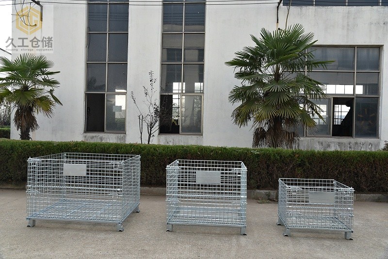 精鍛鑄造廠家如何選擇的折疊式倉儲籠倉庫籠？南京久工倉儲籠廠家