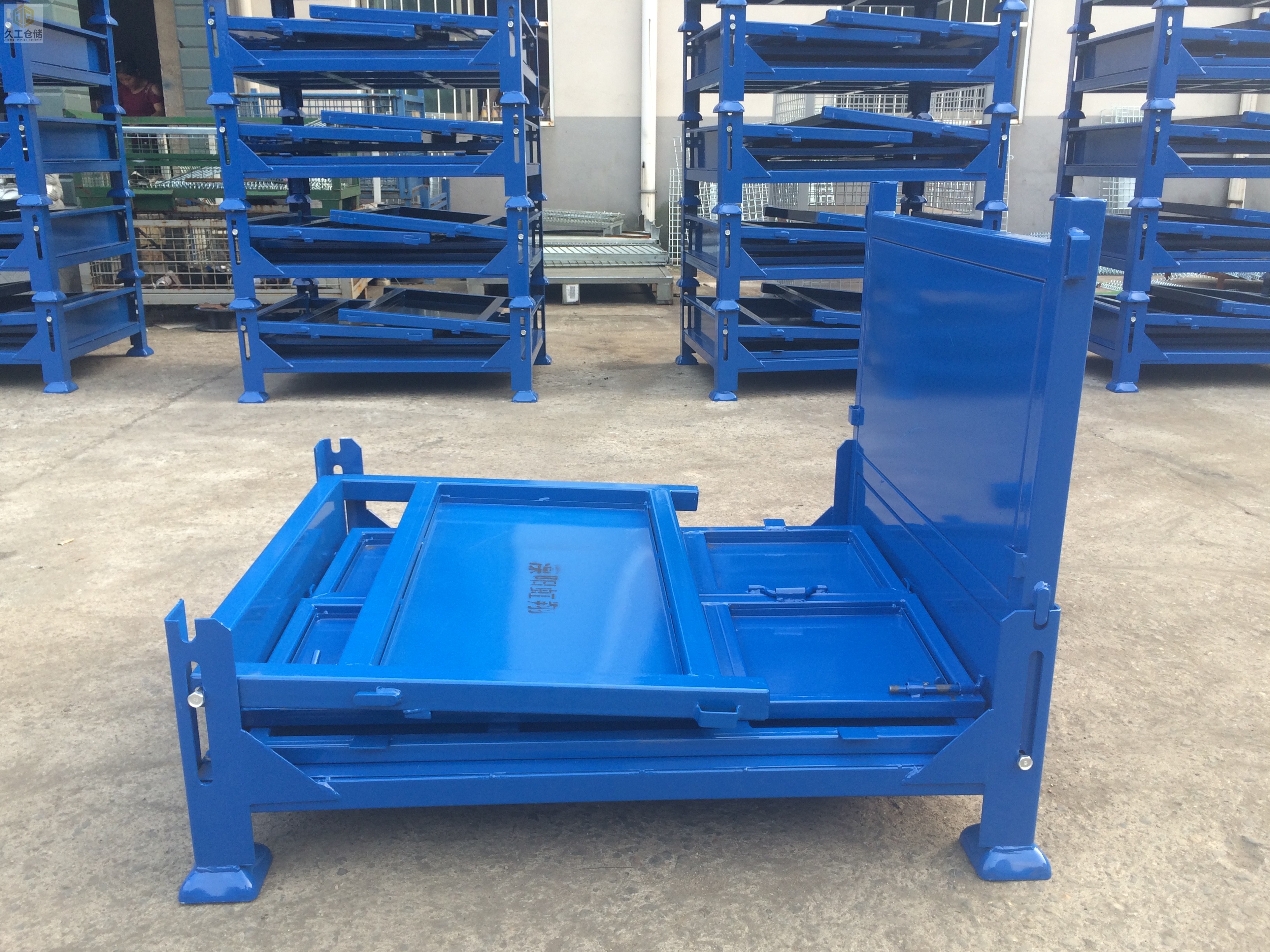 固定式周轉(zhuǎn)箱-固定鐵箱- 金屬箱 -鐵皮箱- 南京金屬周轉(zhuǎn)箱廠家- 南京久工倉(cāng)儲(chǔ)設(shè)備