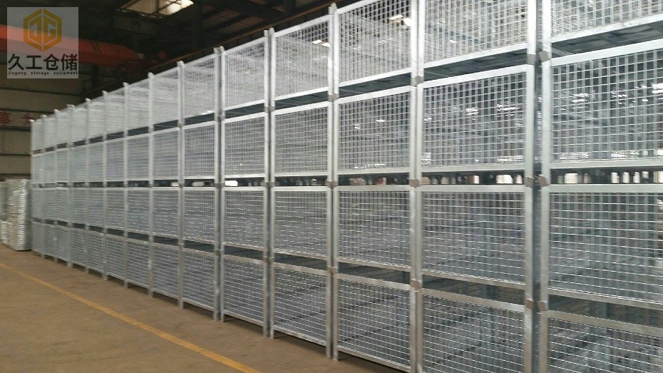 不可折疊料箱-鋼制料框-不可折疊網(wǎng)箱-南京久工倉儲設(shè)備