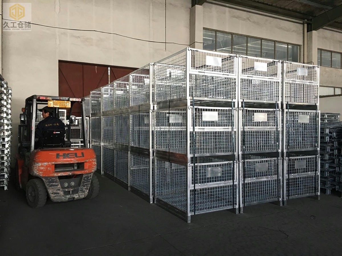 南京久工倉儲設(shè)備-金屬周轉(zhuǎn)箱-鋼制料框-支持定制南京周轉(zhuǎn)箱廠家！