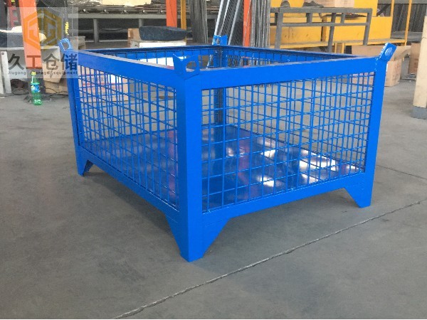 固定料框-藍(lán)色料框-金屬料箱-鋼制料箱-金屬周轉(zhuǎn)箱-南京周轉(zhuǎn)箱廠家-久工倉儲設(shè)備