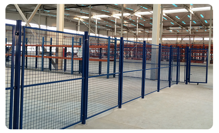 南京久工倉儲車間隔離網(wǎng)車間，車間隔離柵護欄網(wǎng)圍欄網(wǎng)實體工廠。