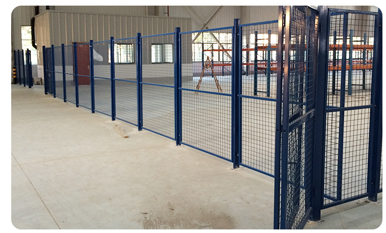 南京久工倉儲車間隔離網(wǎng)車間，車間隔離柵護欄網(wǎng)圍欄網(wǎng)實體工廠。