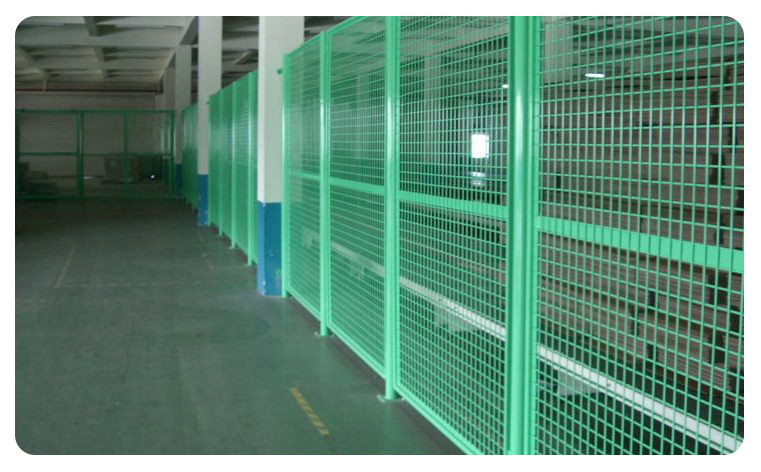 南京久工倉儲車間隔離網(wǎng)車間，車間隔離柵護欄網(wǎng)圍欄網(wǎng)實體工廠。