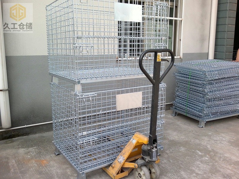 折疊式倉儲(chǔ)籠的工業(yè)應(yīng)用？久工倉儲(chǔ)籠廠家來分析，南京久工倉儲(chǔ)設(shè)備