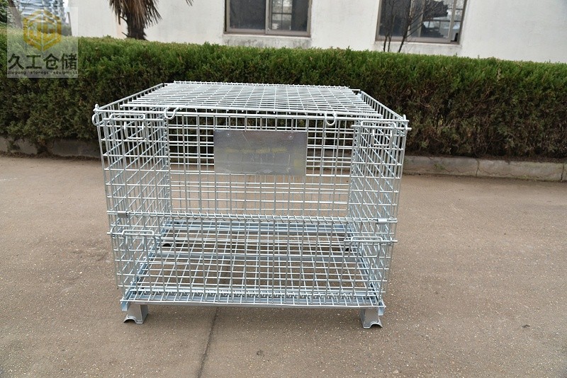 折疊式倉儲(chǔ)籠的工業(yè)應(yīng)用？久工倉儲(chǔ)籠廠家來分析，南京久工倉儲(chǔ)設(shè)備