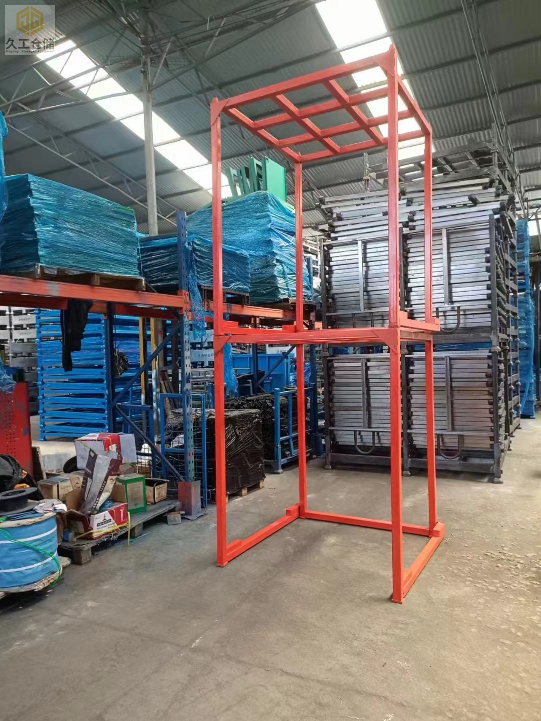 南京久工倉儲-巧固架也稱小型貨架或堆垛架，按需定制生產(chǎn)-南京實(shí)體廠家