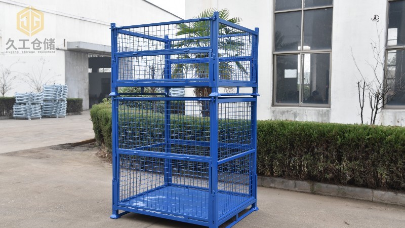 久工倉儲設備鋼制料箱的運用好處有哪些？南京金屬周轉(zhuǎn)箱廠家