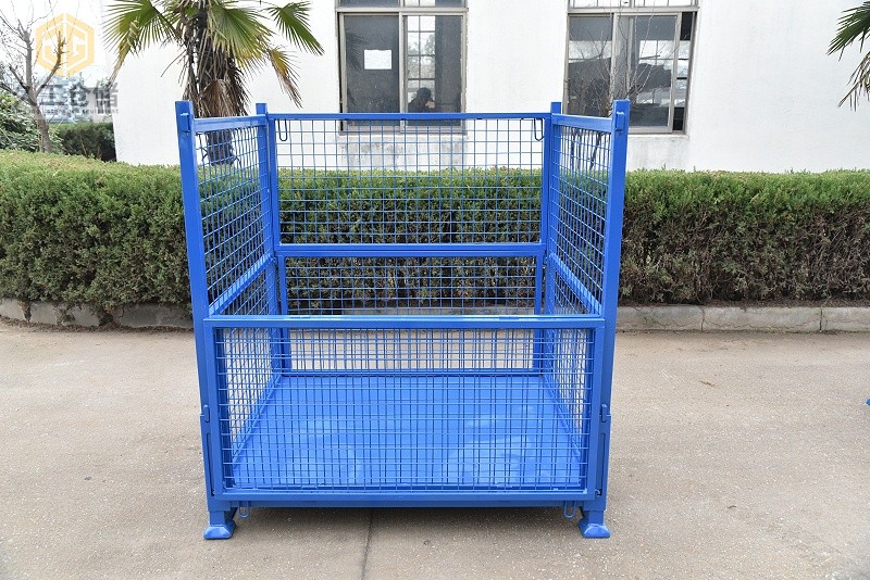 久工倉儲設(shè)備的金屬周轉(zhuǎn)箱，鋼制料箱特點(diǎn)是什么？南京周轉(zhuǎn)箱廠家