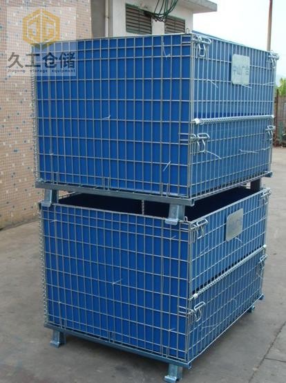 久工倉儲籠，折疊倉儲籠出口標(biāo)準(zhǔn)，電鍍與常規(guī)倉儲籠相比較-久工倉儲
