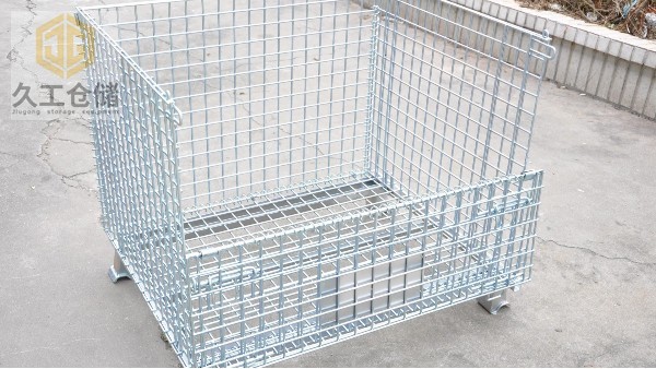 久工倉儲籠，折疊倉儲籠出口標準，電鍍與常規(guī)倉儲籠相比較-久工倉儲
