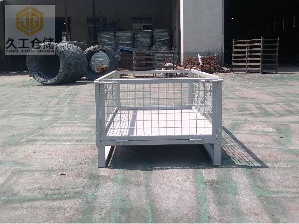 金屬周轉箱-噴塑金屬網(wǎng)格箱-可折疊網(wǎng)箱-鋼制料箱-南京周轉箱廠家-久工倉儲設備