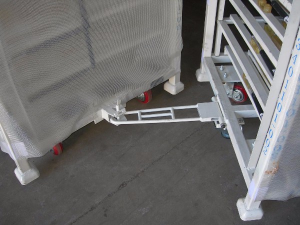 折疊式中空板牽引腳輪倉儲(chǔ)籠