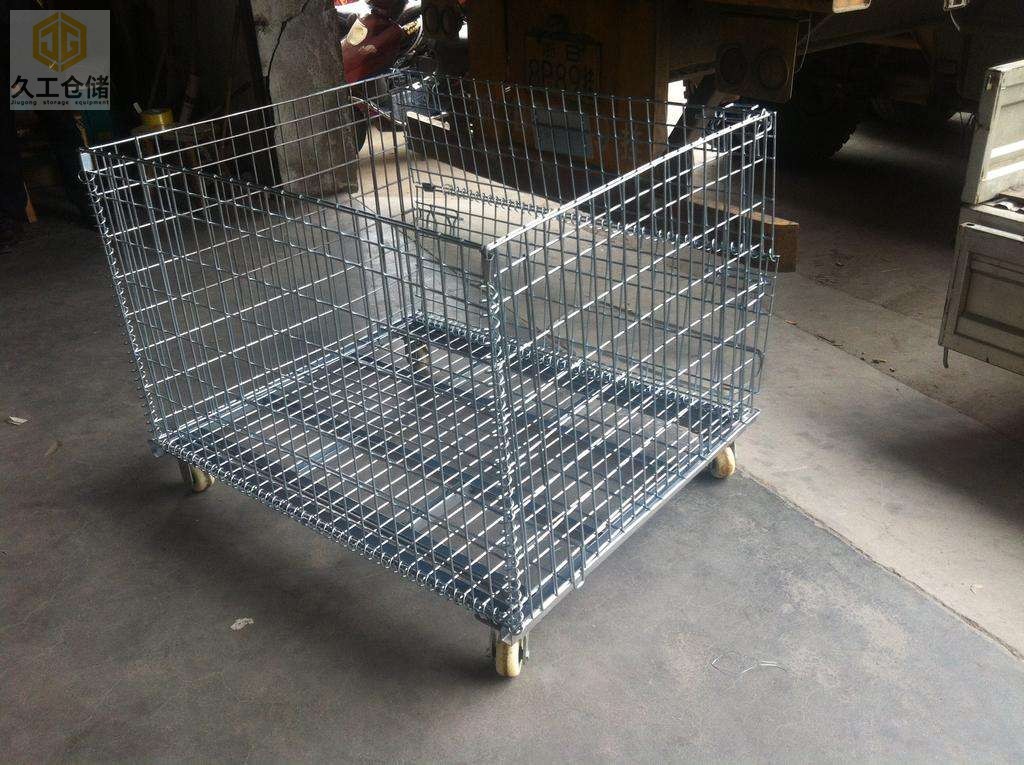 南京折疊式倉儲籠哪家質(zhì)量好？久工倉儲籠組件及作用？久工倉儲設(shè)備